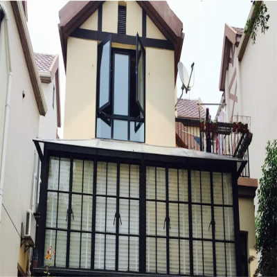 北欧建筑黑色老师傅手工铝艺无缝焊接景区园林民宿都可适用