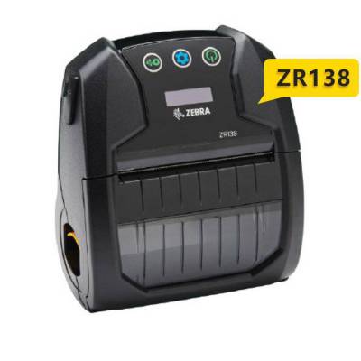 斑马Zebra ZR138移动打印机便携式 蓝牙标签机热敏票据小票机