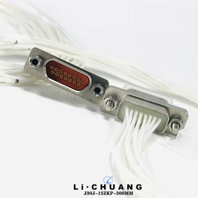 骊创矩形连接器 J30J-9TJ-D-30CM 插头电缆接插件下单咨询