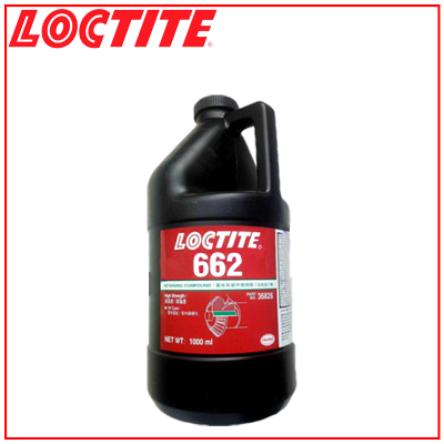 汉高乐泰 LOCTITE 圆柱形部件固持胶 662 黄褐色 1L/瓶