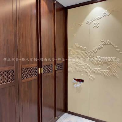 永州双牌整屋原木家具定制,原木房门,壁炉柜定制来电咨询