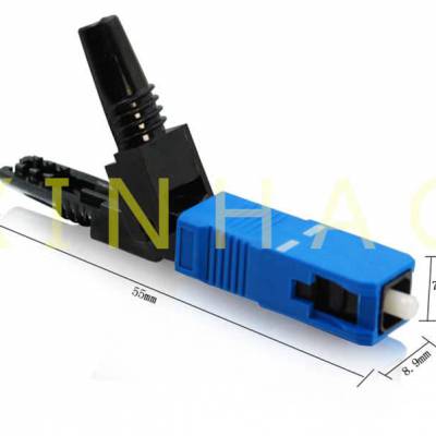 直通式电信级活接头SC光纤快速连接器供应厂家促销价格