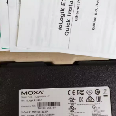 Moxa ioLogik E1241 E1241-T 2路网口 4 x AO 控制器 分布式I/O模块