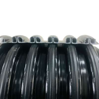 四川省HDPE双平壁钢塑复合缠绕管.双色中空塑钢缠绕管生产厂家
