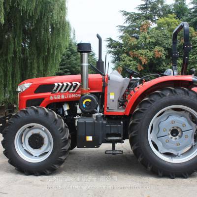 四驱犁地拖拉机160马力大桥高配多缸四轮水田轮胎拖拉机