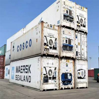 天津西安出租出售二手旧海运集装箱 框架箱 小柜 6米长 20GP