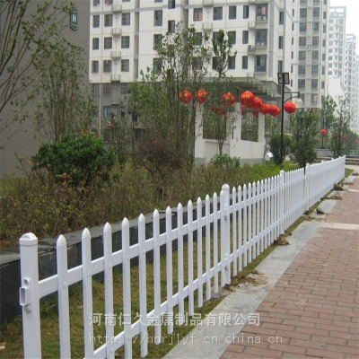 小区绿化带栏杆 新农村草坪护栏 仁久pvc护栏厂家现货直销
