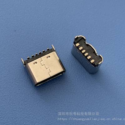 TYPE-C 6PʽƬĸH=6.5/6.8MM USB 3.1 6PIN ֱʽ 6P