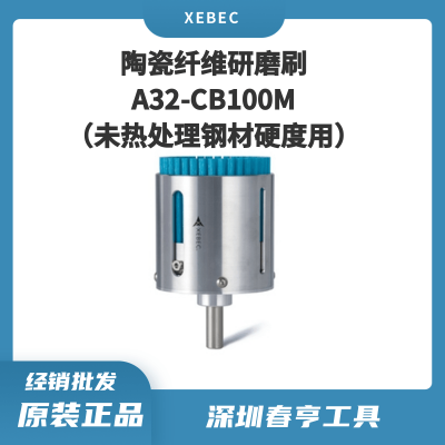 Xebec锐必克 100mm表面研磨刷A32-CB100M 陶瓷纤维刷（蓝色）