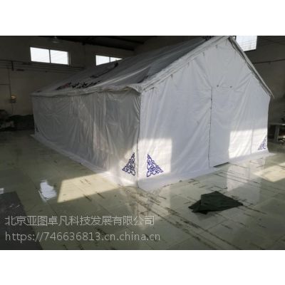 工地施工帐篷帆布棉帐篷可定制 防寒加厚防雨野营工程帐篷救灾双层帐二居室