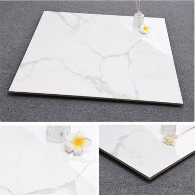 聚晶渗花微粉地板砖 800*800聚晶瓷砖厂家地址