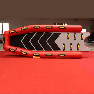 便携式水上漂流板救援水橇浮板激流救援水面浮橇橡胶充气浮艇欧特