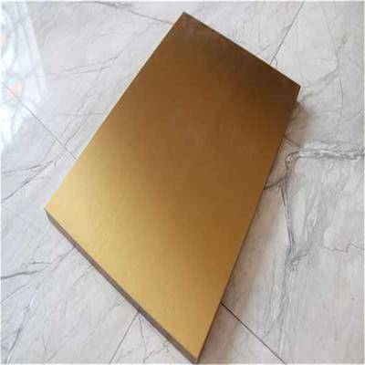 拉丝不锈钢板青古铜304不锈钢镀铜装饰无指纹板 来图定制