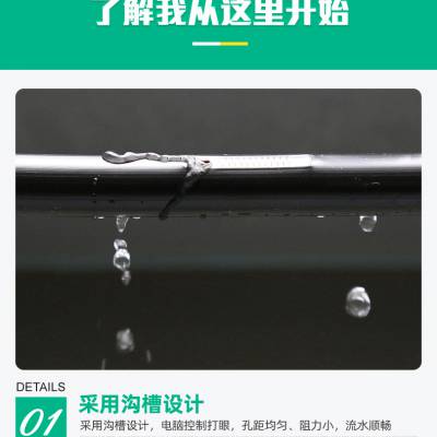 滴灌毛管灌溉节水工具果园园艺单双孔贴片滴灌带