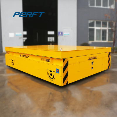 轨道式导轨小车磁导航电动平车滑触线电动平板车厂家