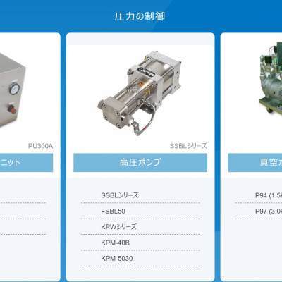 日本technomate 用于晶片IPA清洗或利用溶剂的剥离等高压泵SSBL-37.*** KLZ