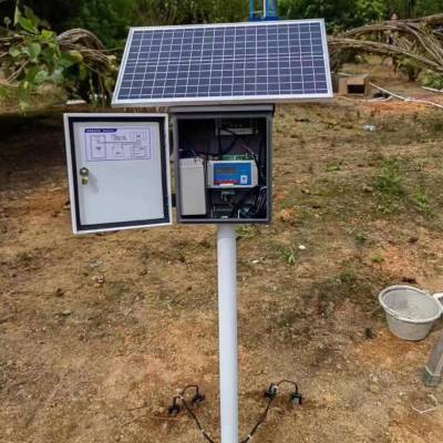 农业物联网控制器手机远程操作电磁阀气象站无线太阳能