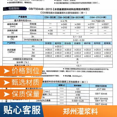 河南CGM-1型通用高强无收缩灌浆料奥泰利直销