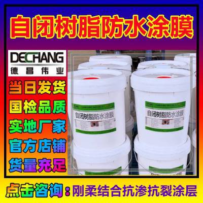 自闭树脂防水涂膜 刚柔结合抗渗抗裂涂层 型号7005德昌伟业