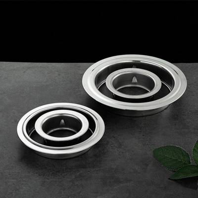 欧蒙牌管道装饰盖201和304不锈钢遮丑盖镀锌消防管护圈