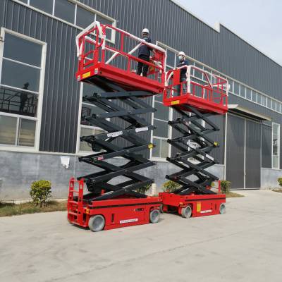 温州市龙湾区全自行高空作业维修升降车10米12米移动式升降机升降平台