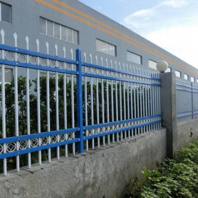 Q235陕西安康锌钢围墙护栏，消防通道环保草坪围栏。组装围墙栅栏在线订购