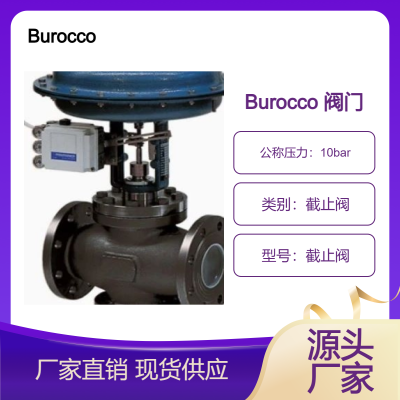 Burocco斜座开关截止阀1AEC2IBER2D5食品纺织和一般工业领域