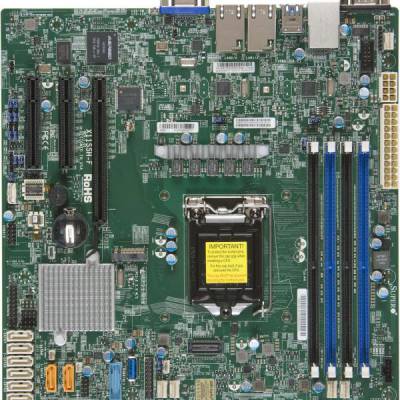 超微X11SSH-F单路服务器主板 LGA 1151至强E3-1200V5系列带IPMI