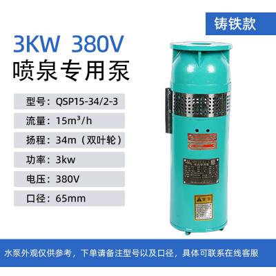 QSP15-34/2-3QSP水景园林景观专用泵QS音乐喷泉泵380V