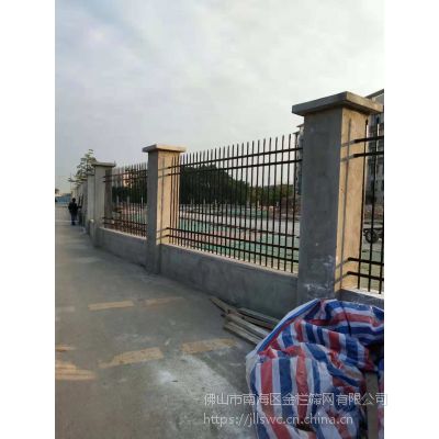 广东中山市政隔离栏杆小区别墅铁艺围栏金属围墙护栏安装方便简洁