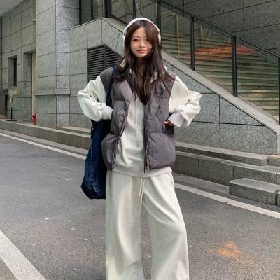 实体直播跑量货 玛丽艾伦羽绒马甲 冬季保暖外套 韩系时尚百搭单品