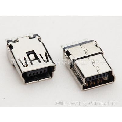 MINI USB 5PINӳĸ/ƬʽSMT/180ֱ/Ӵֶ