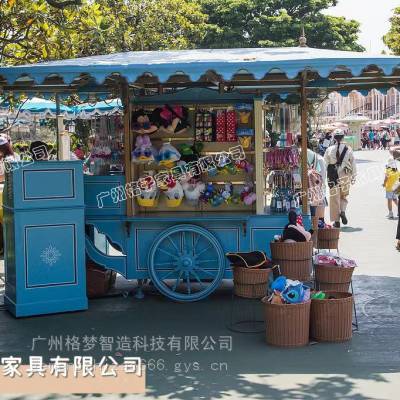 工厂直销流动实用售货车 夜市小吃餐车集市景区移动售卖车