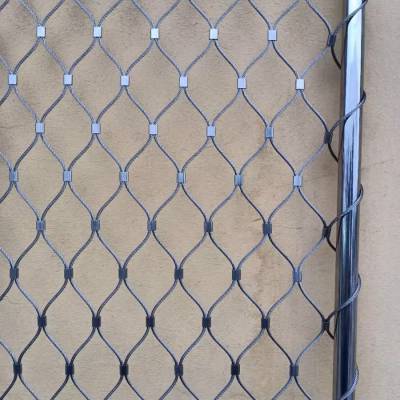专业生产防抛网，防护网，不锈钢护栏网，不锈钢丝绳卡扣防护网