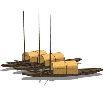 江苏泰州江东造船厂家定制中式欧式各类仿古木船模型放大下水配动力