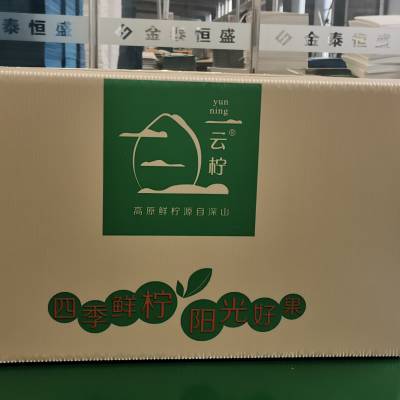 厂家定制批发柠檬包装箱各类水果包装箱