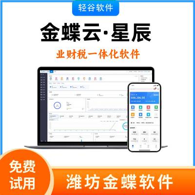 潍坊金蝶云星辰标准版 业财税一体化ERP软件 地区总代理