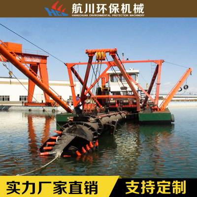 清淤船挖泥船绞吸式挖泥船河道挖泥船全液压挖泥船定制生产