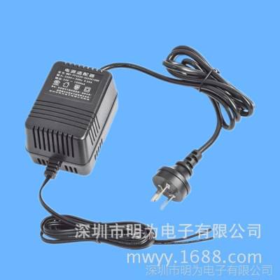 CE认证线性电源 220V/2000mA 24V交流变交流电源适配器 明为