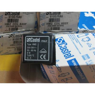 耐用热泵冷库空调卡士妥电磁阀线圈220V 9100/RA6 Castel Type HM2