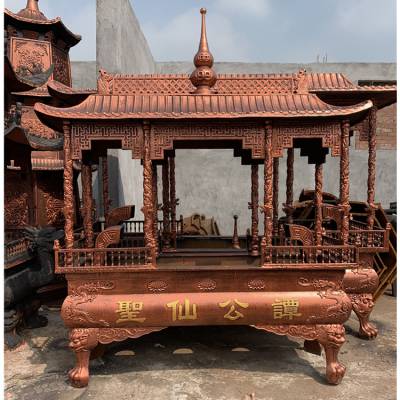 厂家直销铸铁长方形八龙柱香炉陵园寺庙院大香炉佛道教香炉景区铜香炉供佛