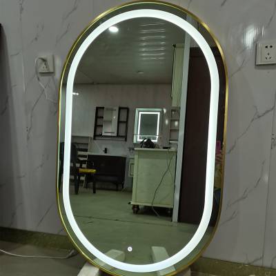 壁挂酒店智能浴室镜卫生间镜子led触摸发光防雾时间温度蓝牙音乐