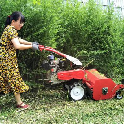 江苏连云港碎草机 果园手扶割草机 大马力割草粉碎机