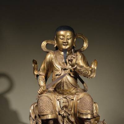 环境真武大帝神像选定制作形象大使类型通用铜神像装饰