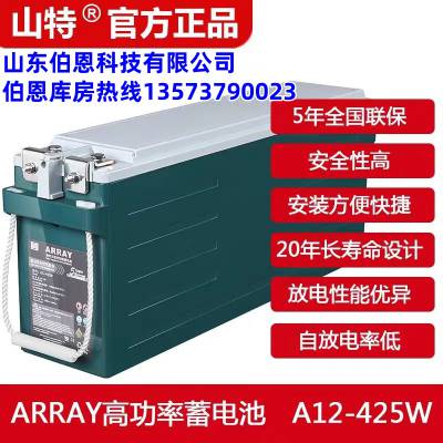 代理山0特0ARRAY系列A12-425W铅酸蓄电池不间断电源电瓶12V110AH