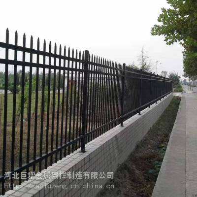 厂区围墙栏杆 热镀锌钢护栏 1.8米高 加厚款 成品供应
