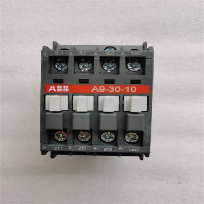ABB交流接触器A系列A9-30-10带辅助触点一常开 工作电压220-v230v