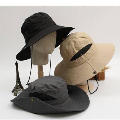 休闲韩版渔夫帽 平顶圆顶遮阳帽 散热透气 品质优良 经久耐用