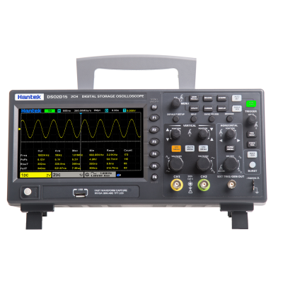 华清 高性价比经济型示波器DSO2D15测试结果统计分析功能