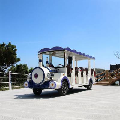 景区电动/燃油旅游观光小火车生产 14座电瓶观光游览车